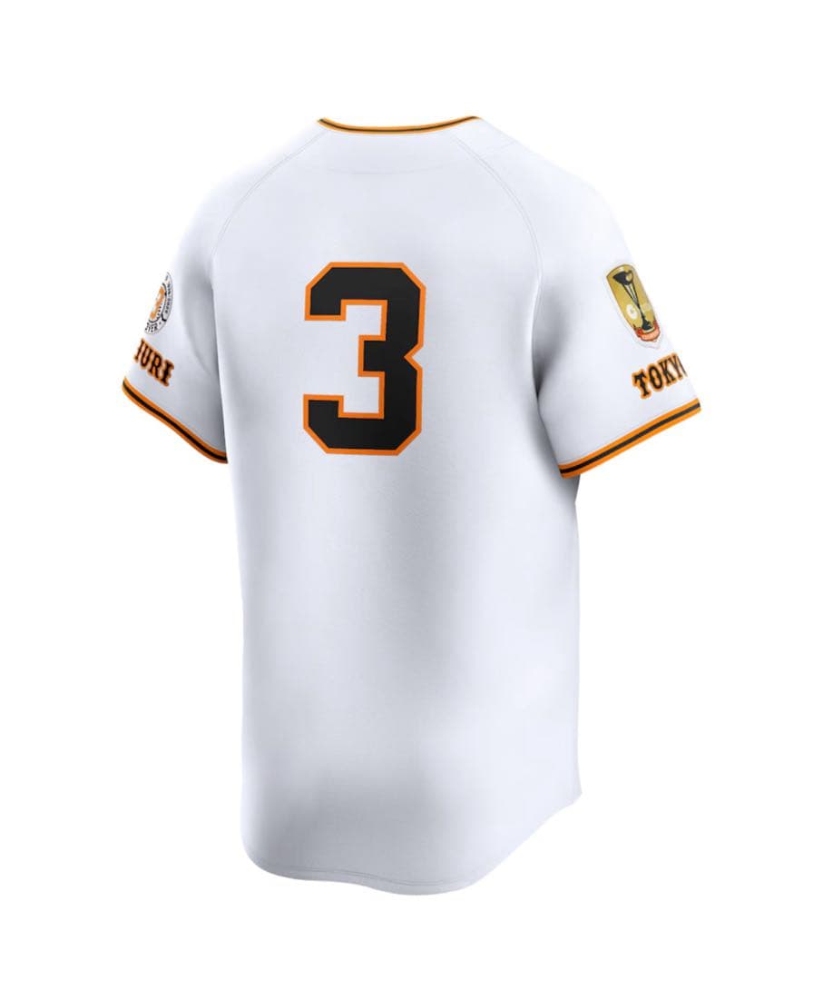 読売ジャイアンツ 長嶋茂雄 追悼試合特別ワッペン付き レプリカユニホーム L