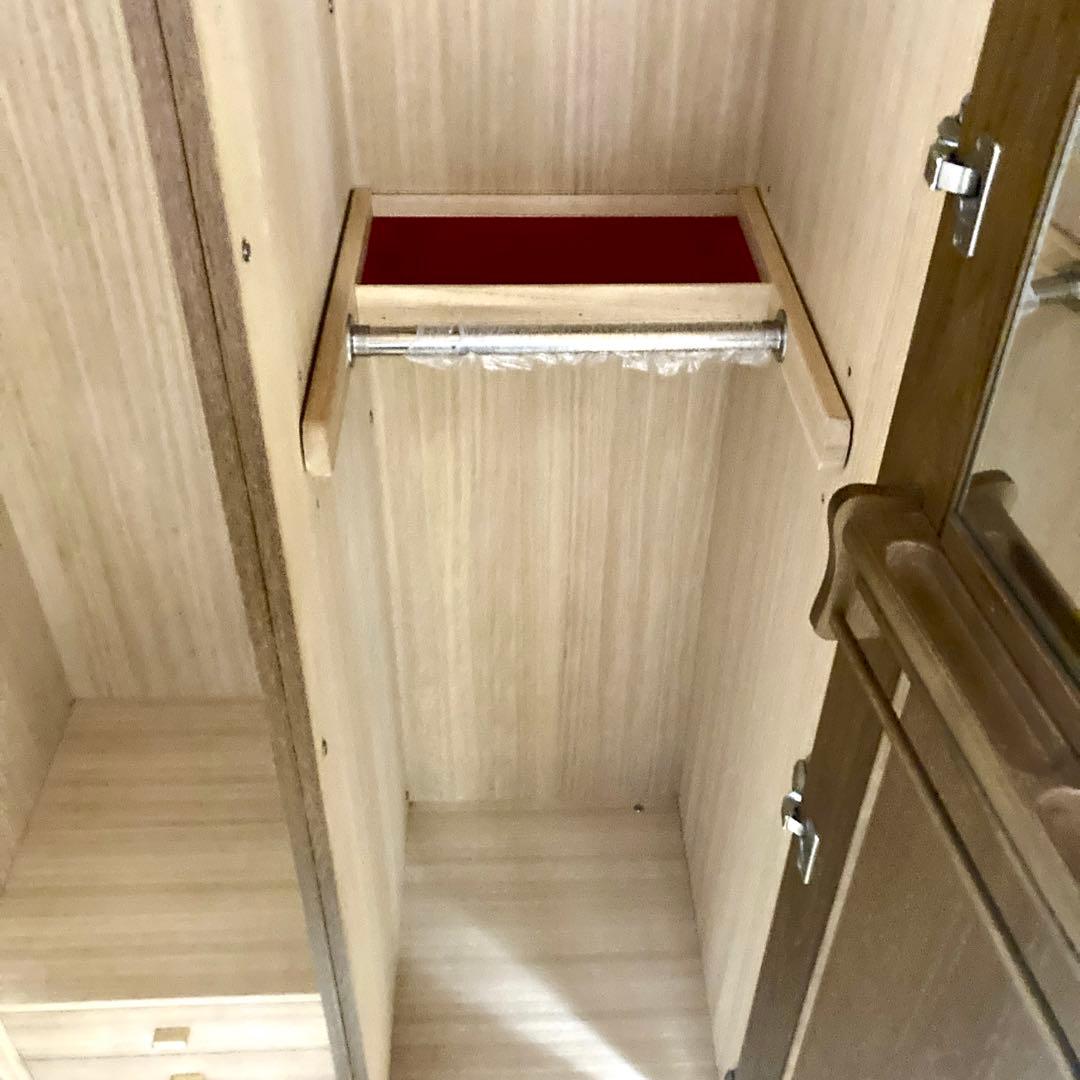 【送料込✨】タンス 箪笥 2ドア クローゼット ムク材 天然木