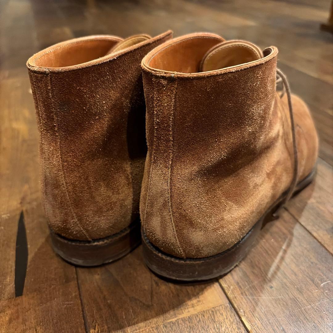 ブラウン スエード チャッカブーツ　クロケット　※送料込