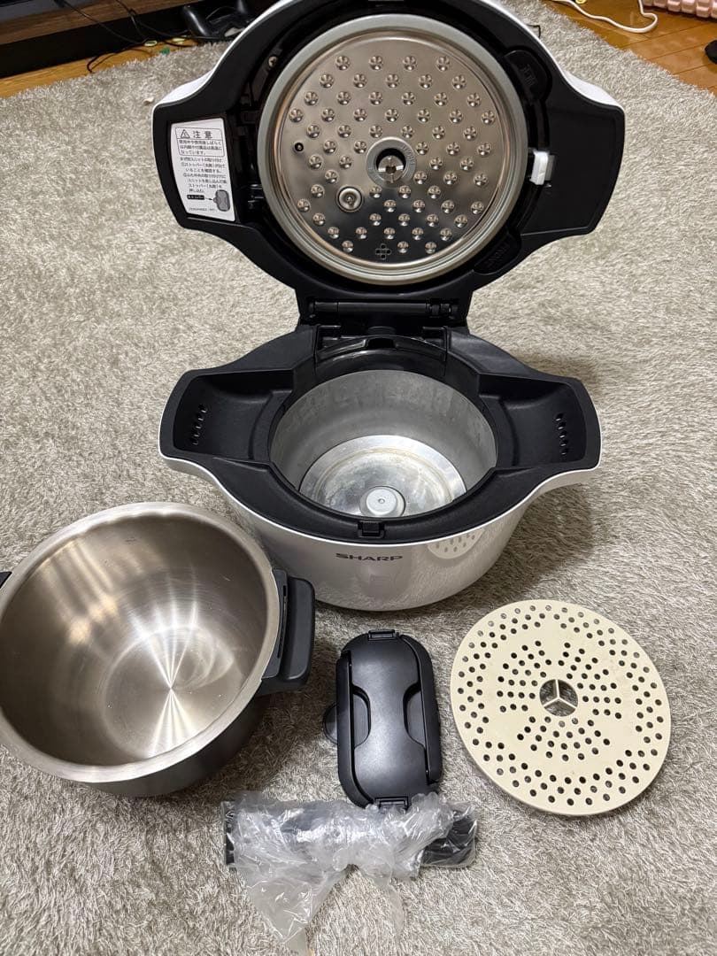【美品】2021年製 SHARP ヘルシオ ホットクック 1.6L バラ売り可