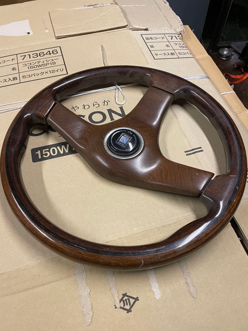 エ*ン様 ナルディ　ウッドハンドル　当時物！