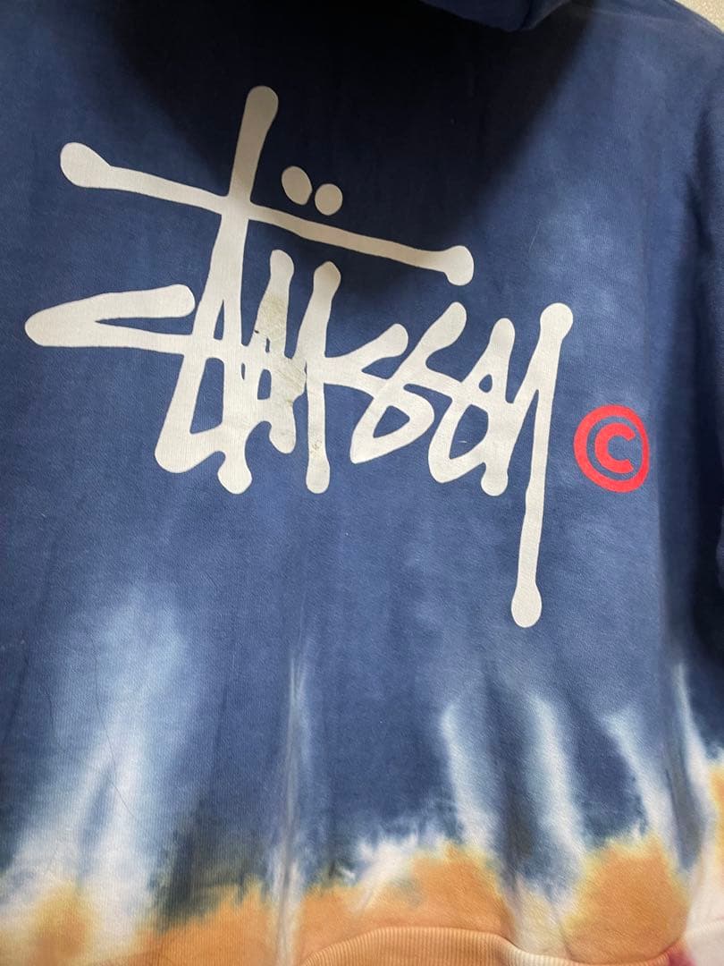 stussy パーカースウェット，サイズ:M タイダイ　unisex
