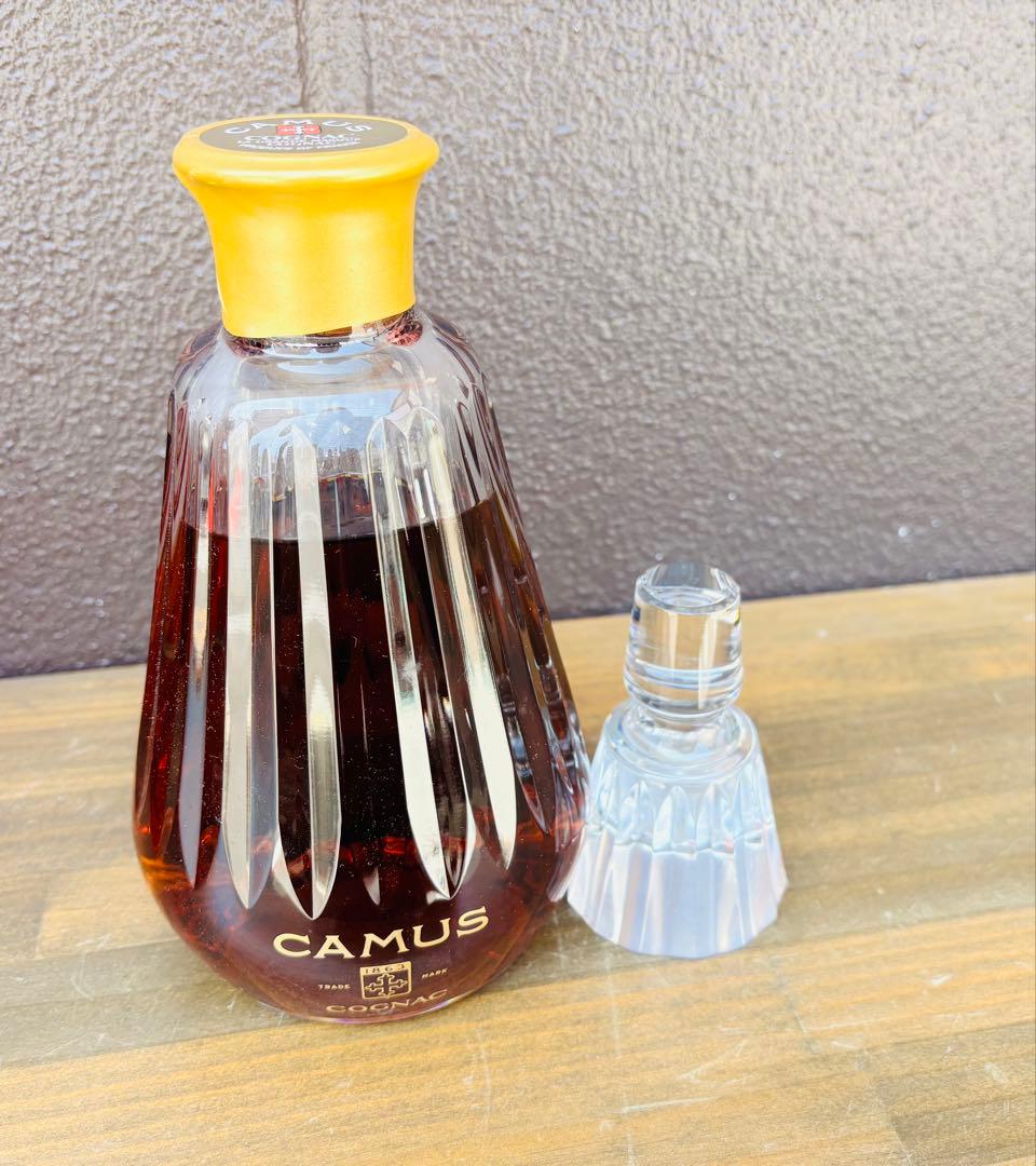 古酒 CAMUS カミュ カラフェ バカラ 替栓 箱付【未開栓】