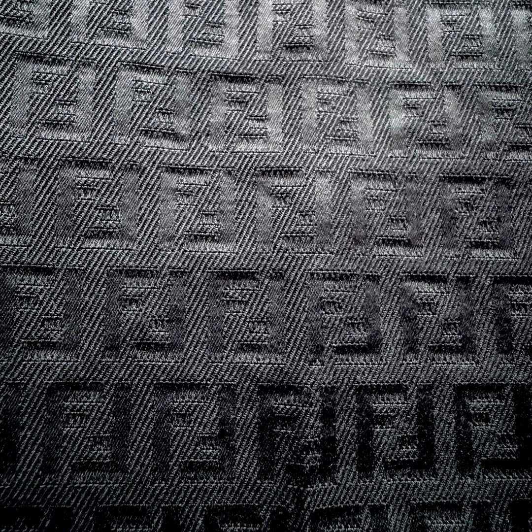 極美品■フェンディ　ズッカ柄　総柄　フレアパンツ　ブラック　イタリア製　40