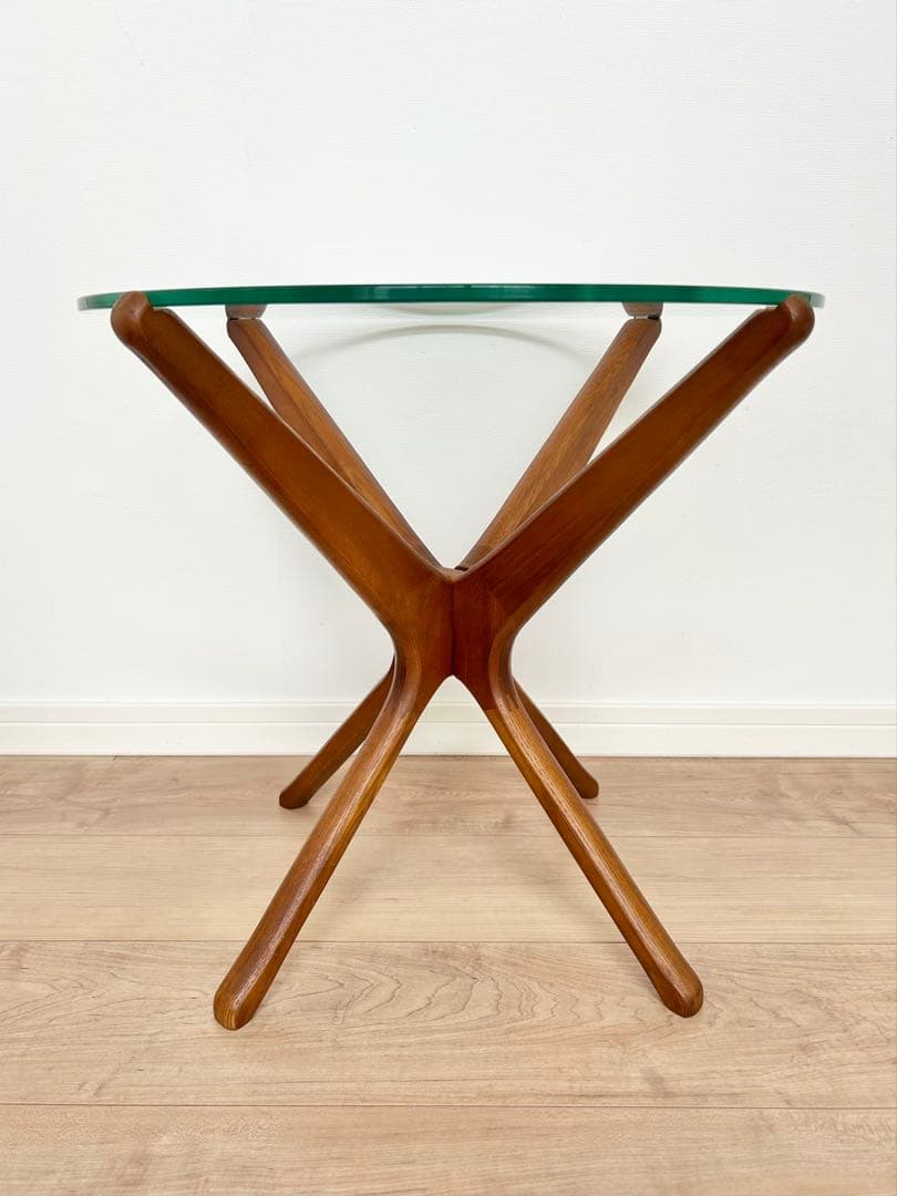 ACME Furniture⭐️トラッセルサイドテーブル⭐️ガラス×木