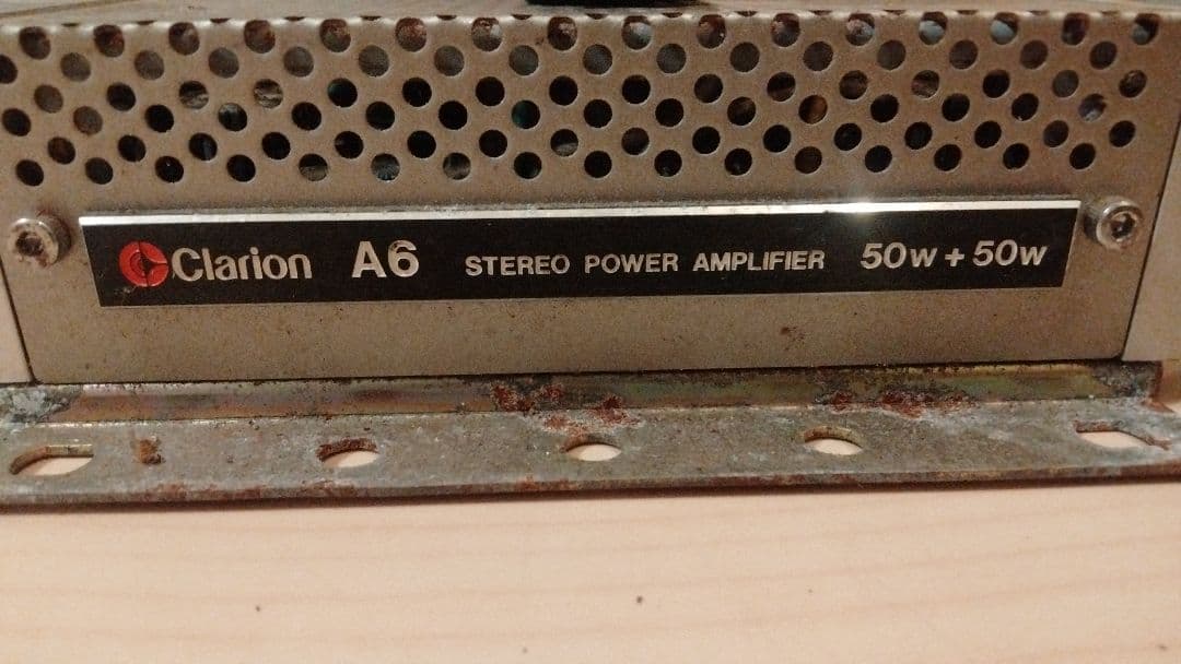 Clarion 当時物 カーオーディオ 動作未確認シャンク