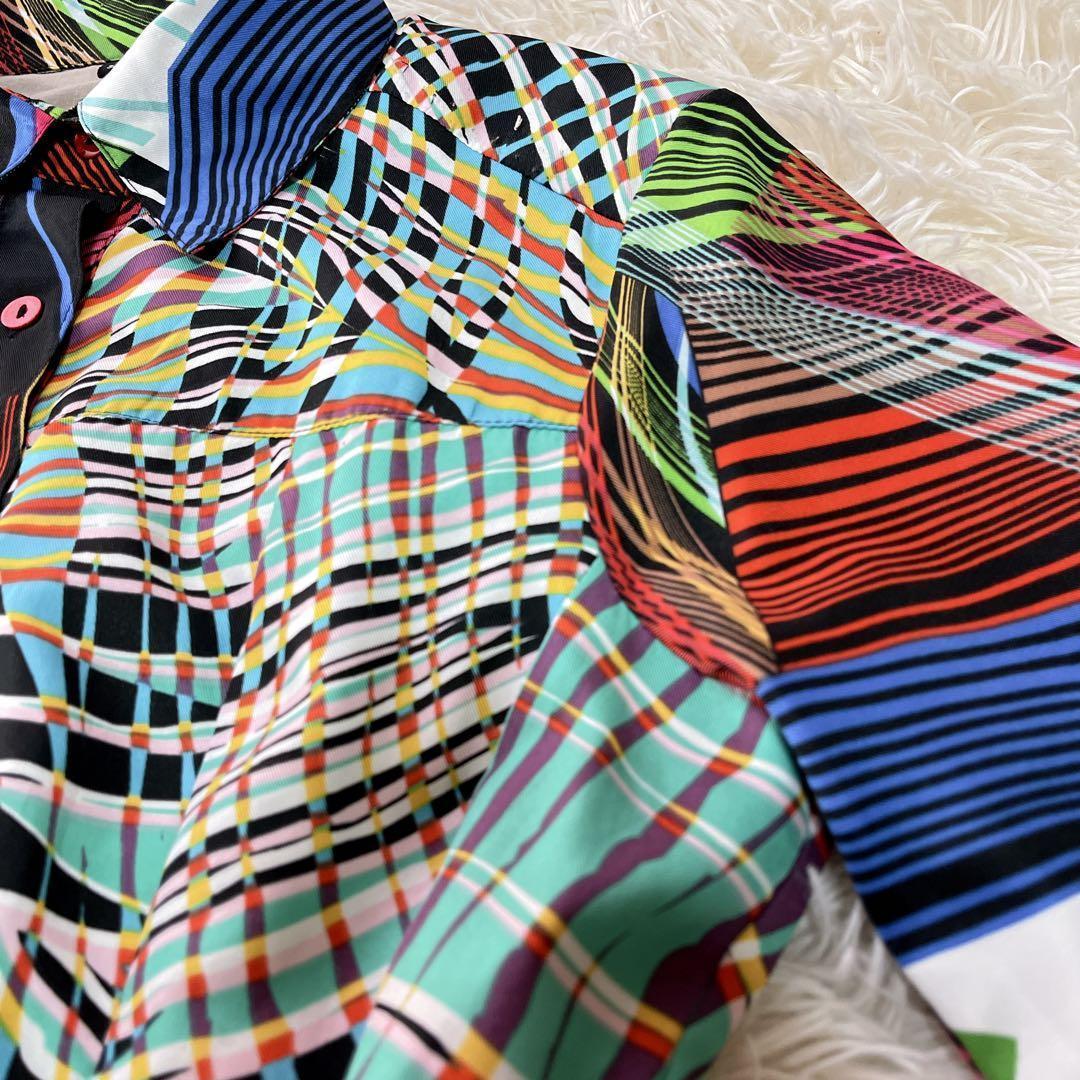 【かずこさん様用】デシグアル 総柄 ベルテッド シャツワンピース サイズ38 美