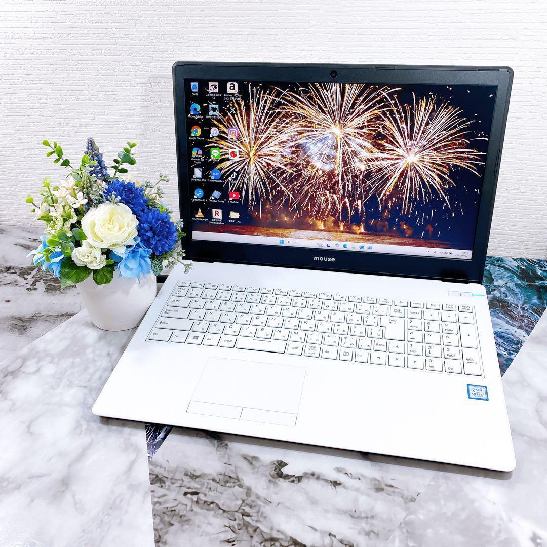 mouse✨大容量✨新品SSD512GB✨i7✨オフィス付き✨ノートパソコン