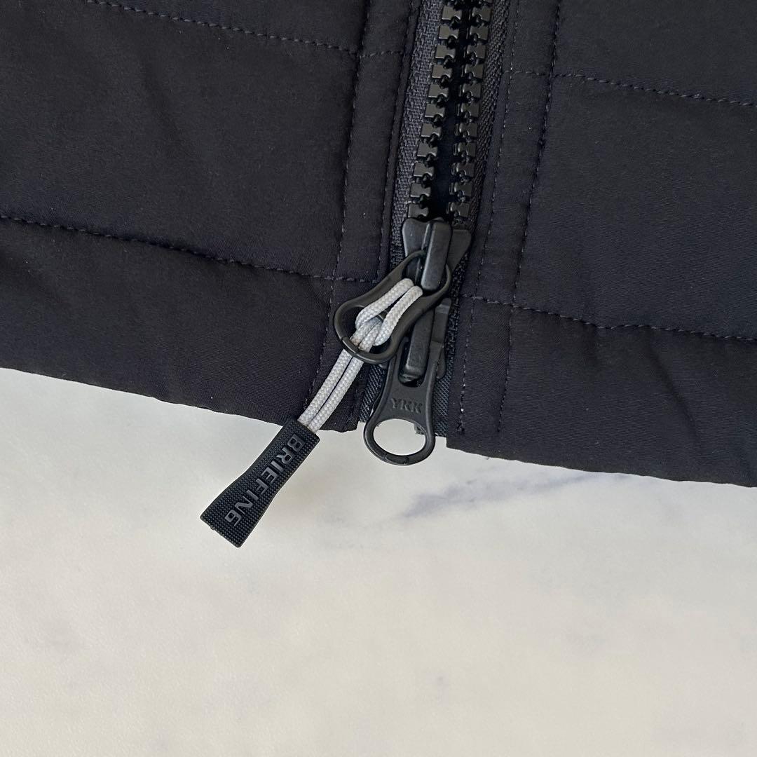 極美品 BRIEFING TAION 蓄熱 ダウンベスト タイオン 黒