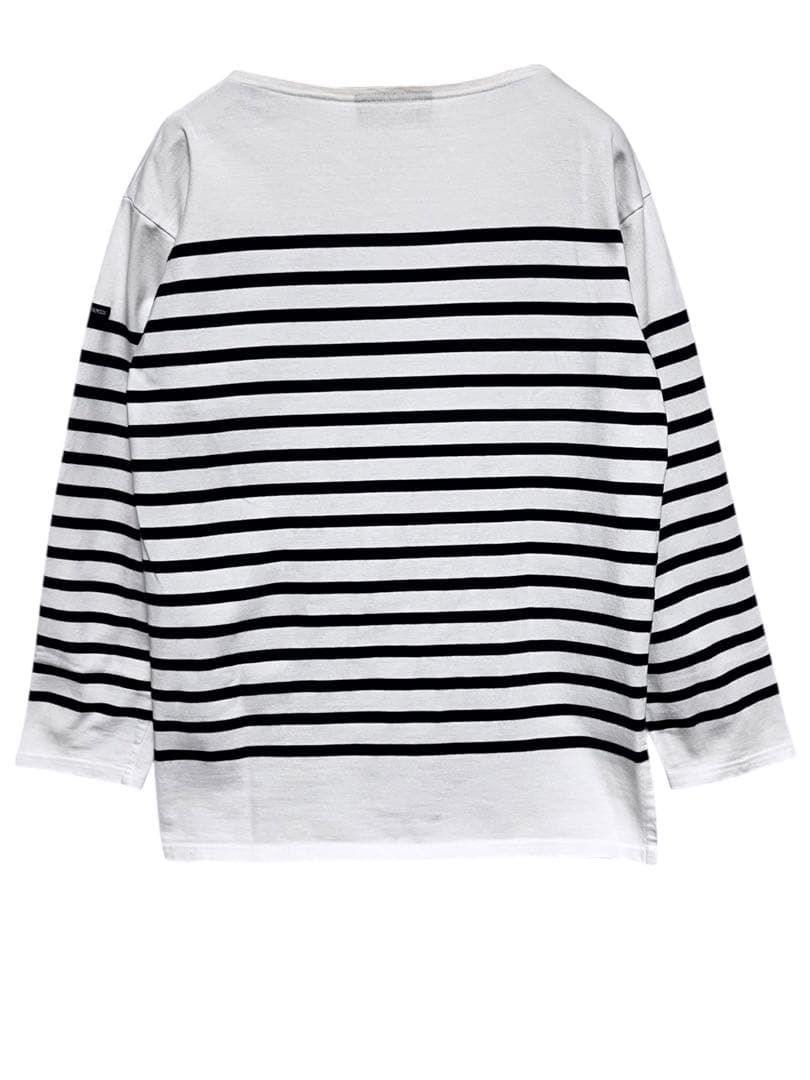 美品　セントジェームス　ナヴァル　ボーダーカットソー　長袖　サイズL 白黒