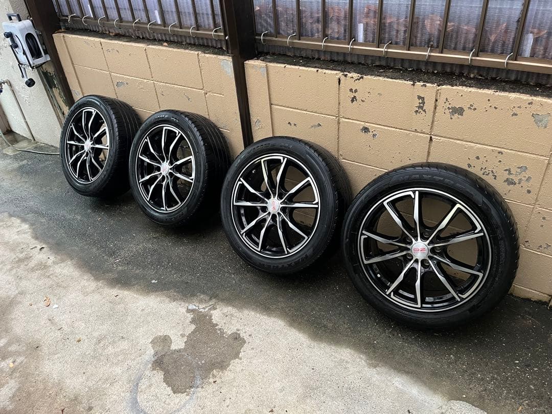 17インチ良品ブラポリ215/50R17 7.0Ｊ＋38 114.3x5H4本