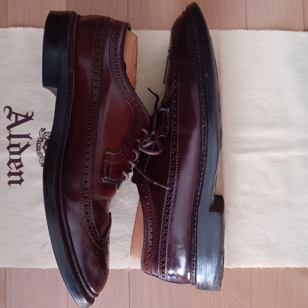 新着【極美品】ALDEN975オールデンコードバン
