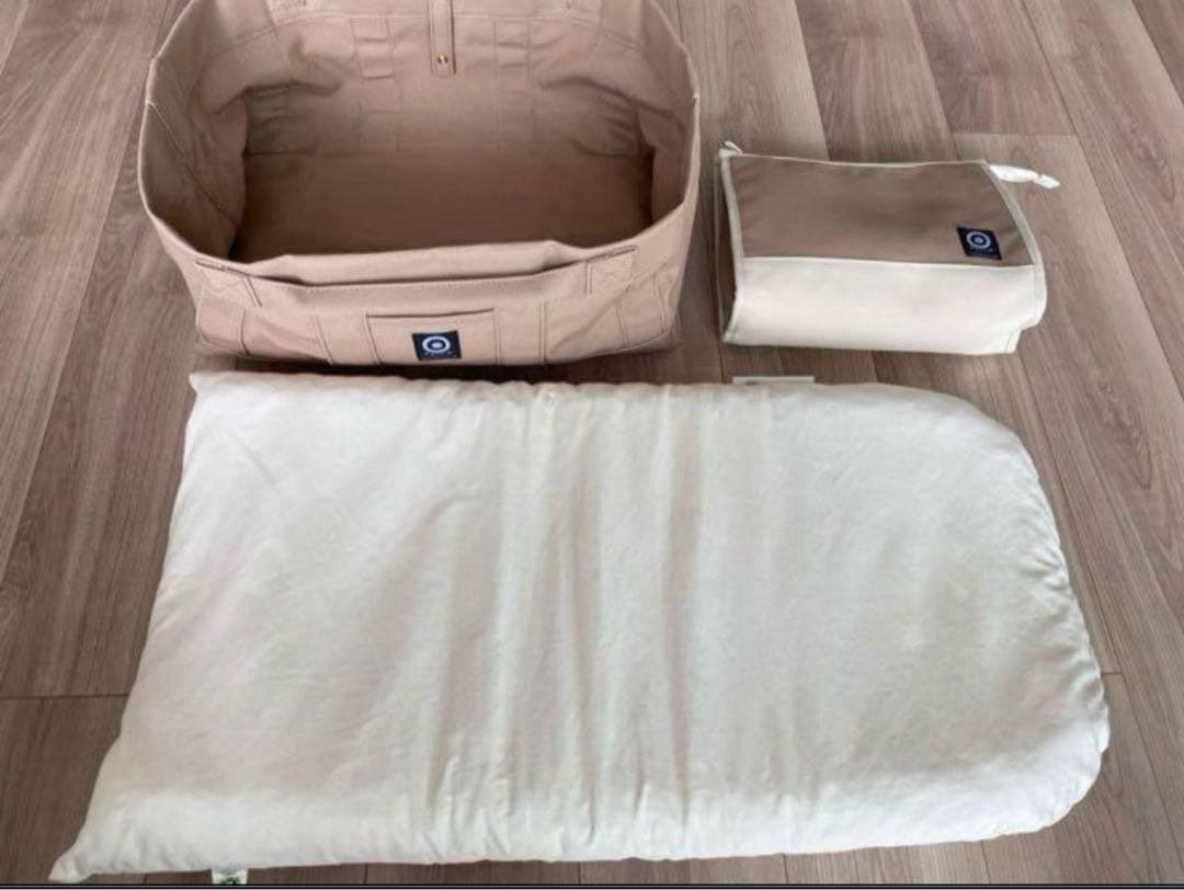 ベビーベッド　RACCO ネドコット ライトシナモン　おくるみマットレス ネドコ