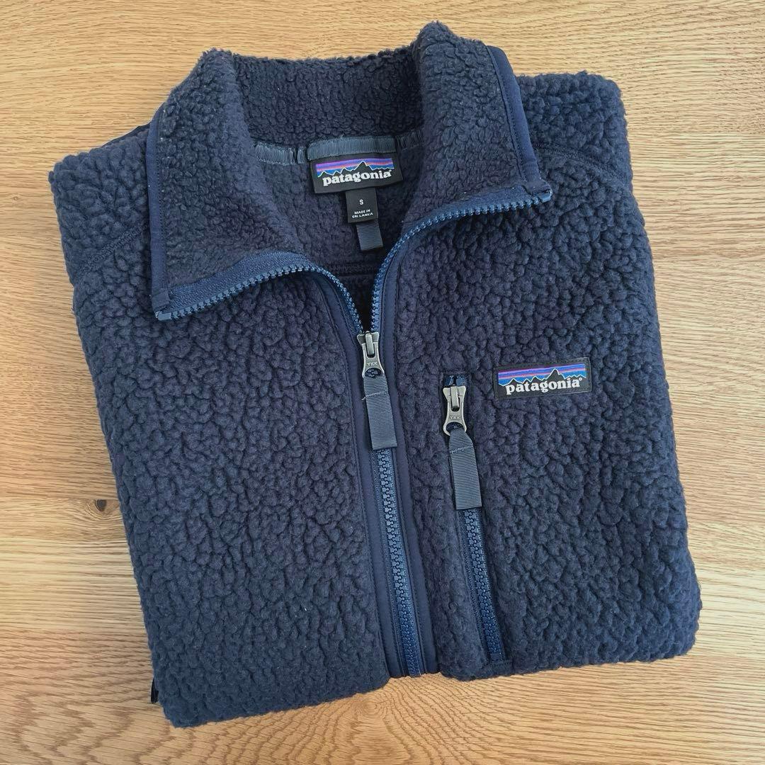 Patagonia レトロ パイル ベスト ネイビー S