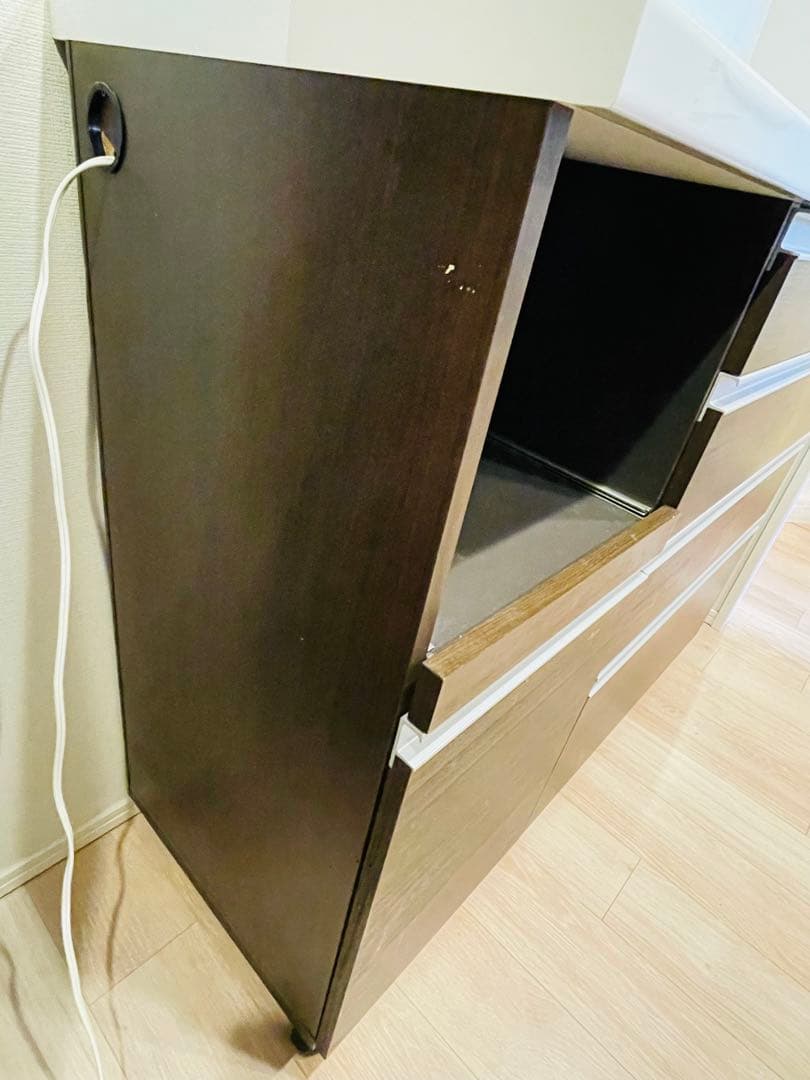 パモウナ　食器棚　キッチンカウンター