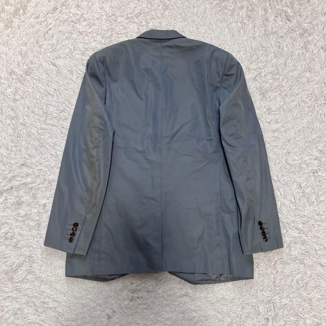 ルイヴィトン セットアップ スーツ 3釦 ブルー コットン XL 50