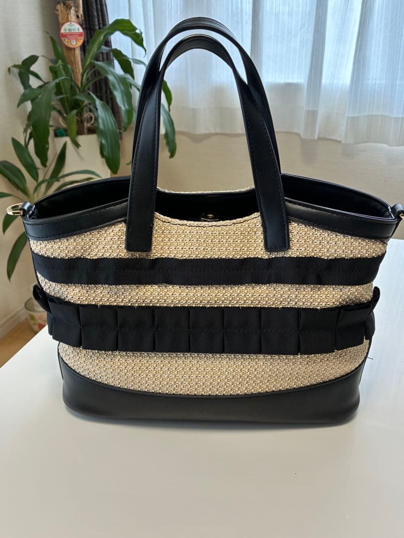 LANVIN en Bleu ランバン バリエ 2wayかごバッグ ブラック