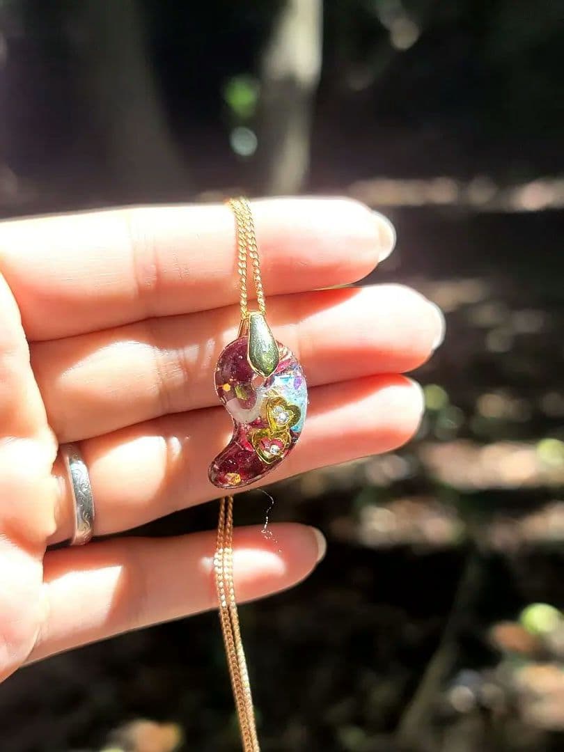 特殊369勾玉言霊ハートネックレス