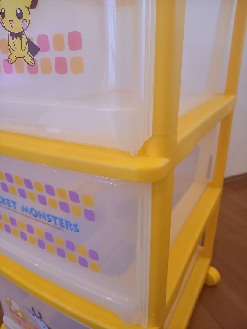 ポケットモンスター　衣装ケース　収納　チェスト　3段引き出し　ポケモン　希少☆