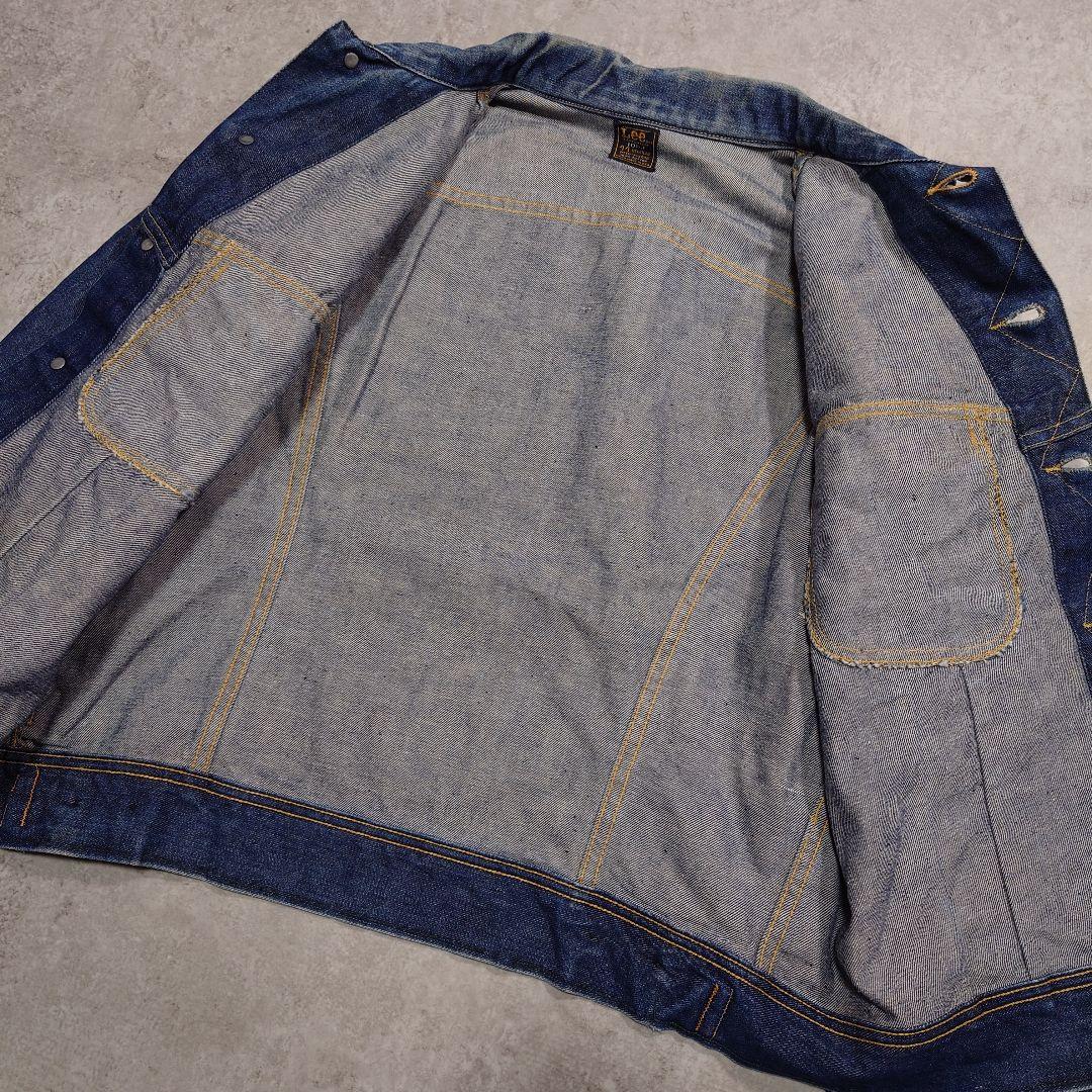 70s Lee 101-J デニムジャケット 濃紺 USA製 44 ヴィンテージ