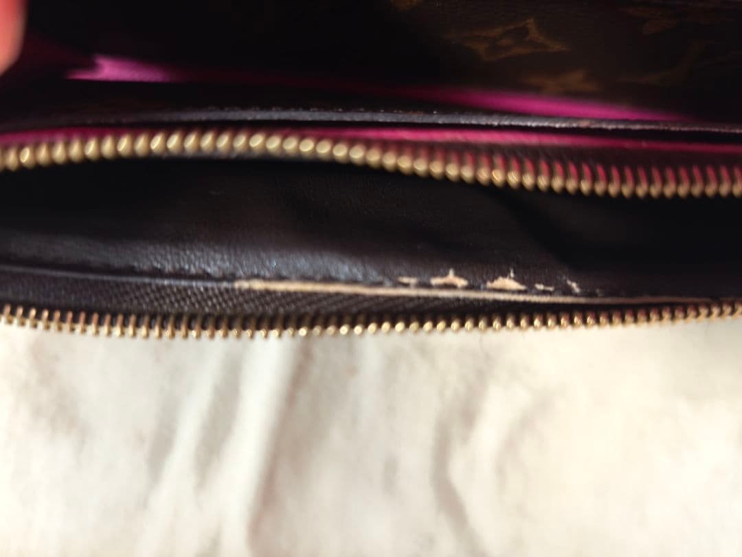 ⚠️ボタン難有ルイヴィトンモノグラム　ポルトフォイユエミリー❤フラワーチャーム