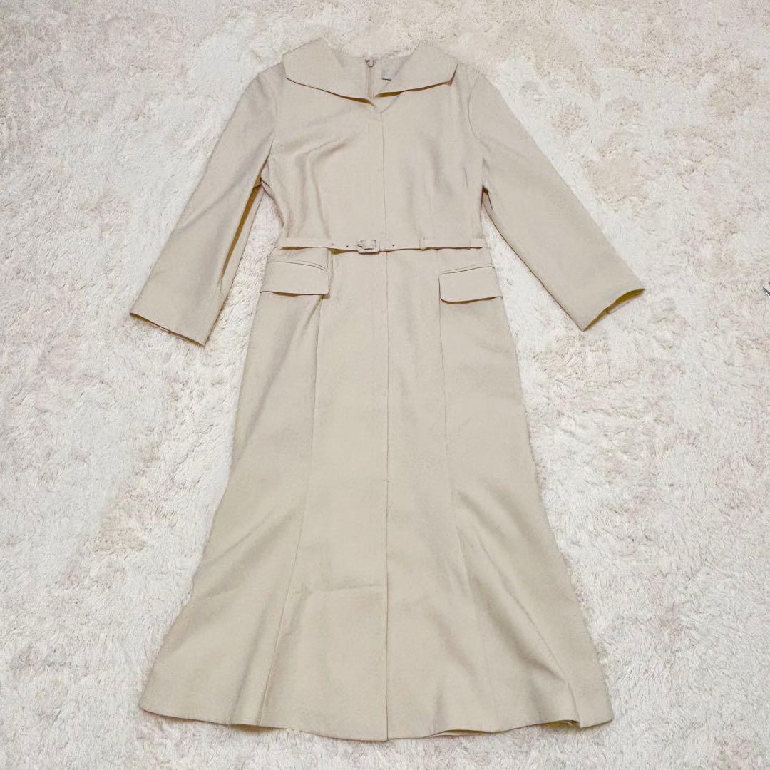 【極美品】セルフォード　マーメイドワンピース　ベルト付　Mサイズ　Aライン