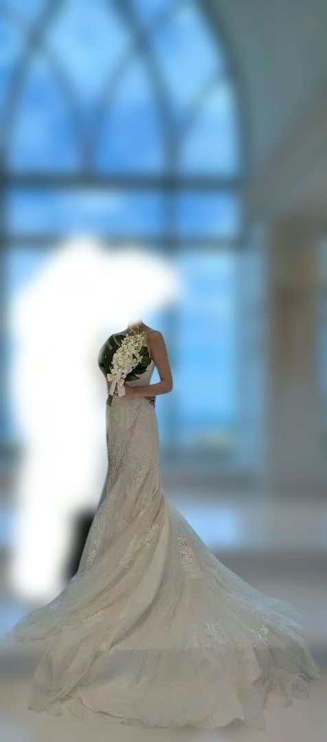 ワタベウェディング　ホワイト マーメイドウェディングドレス