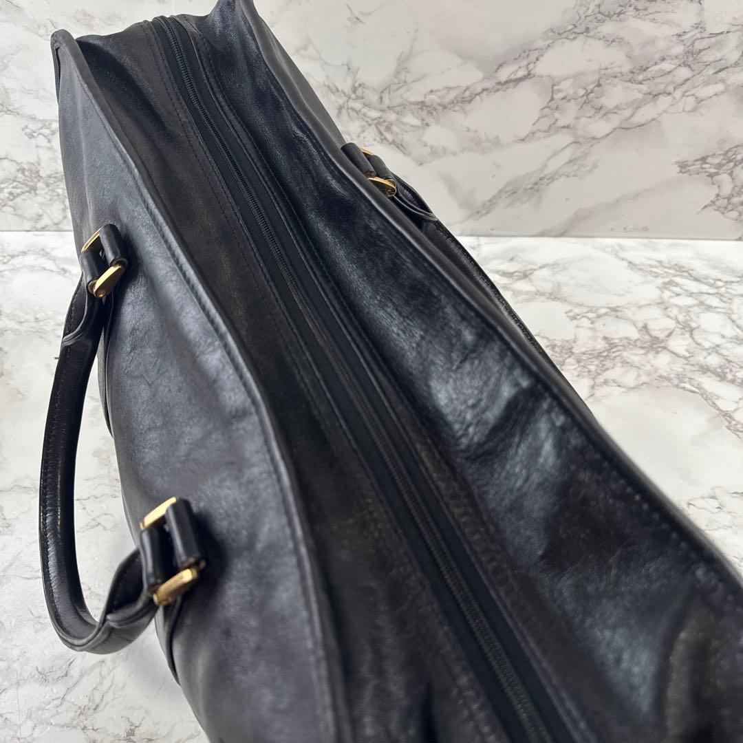 ヴィンテージpierre balmain ピエールバルマン 本革 ボストンバッグ