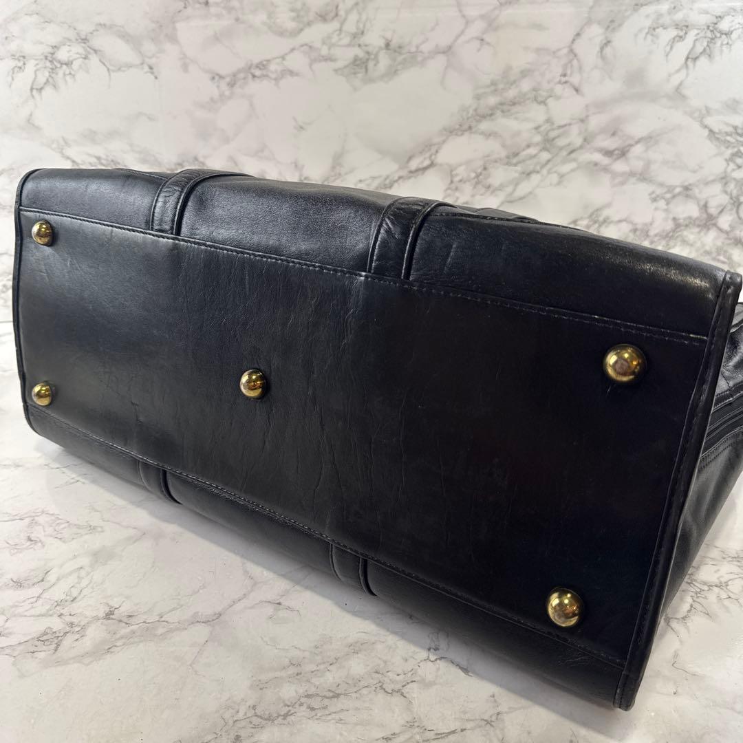 ヴィンテージpierre balmain ピエールバルマン 本革 ボストンバッグ