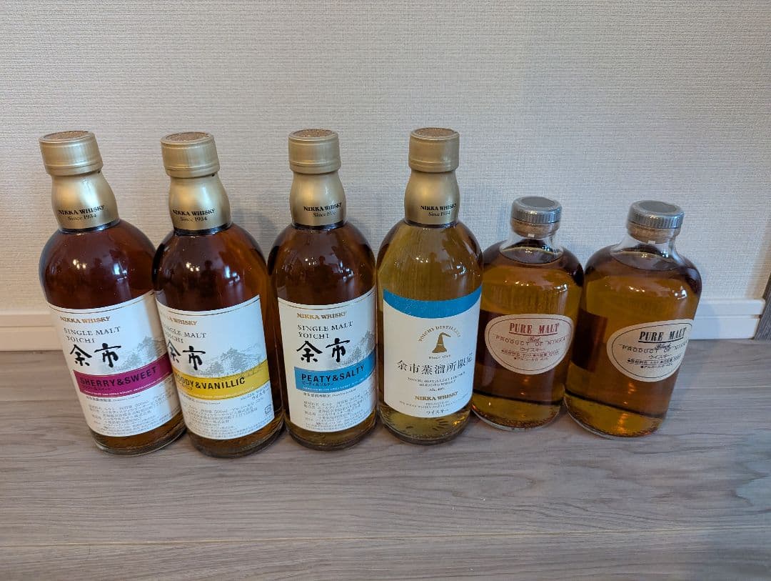 ニッカウヰスキー　余市　蒸留所限定ボトル6本セット
