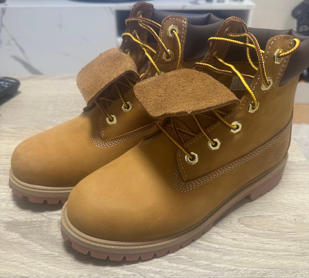 timberland イエローブーツ　プレミアム　ジュニア　24