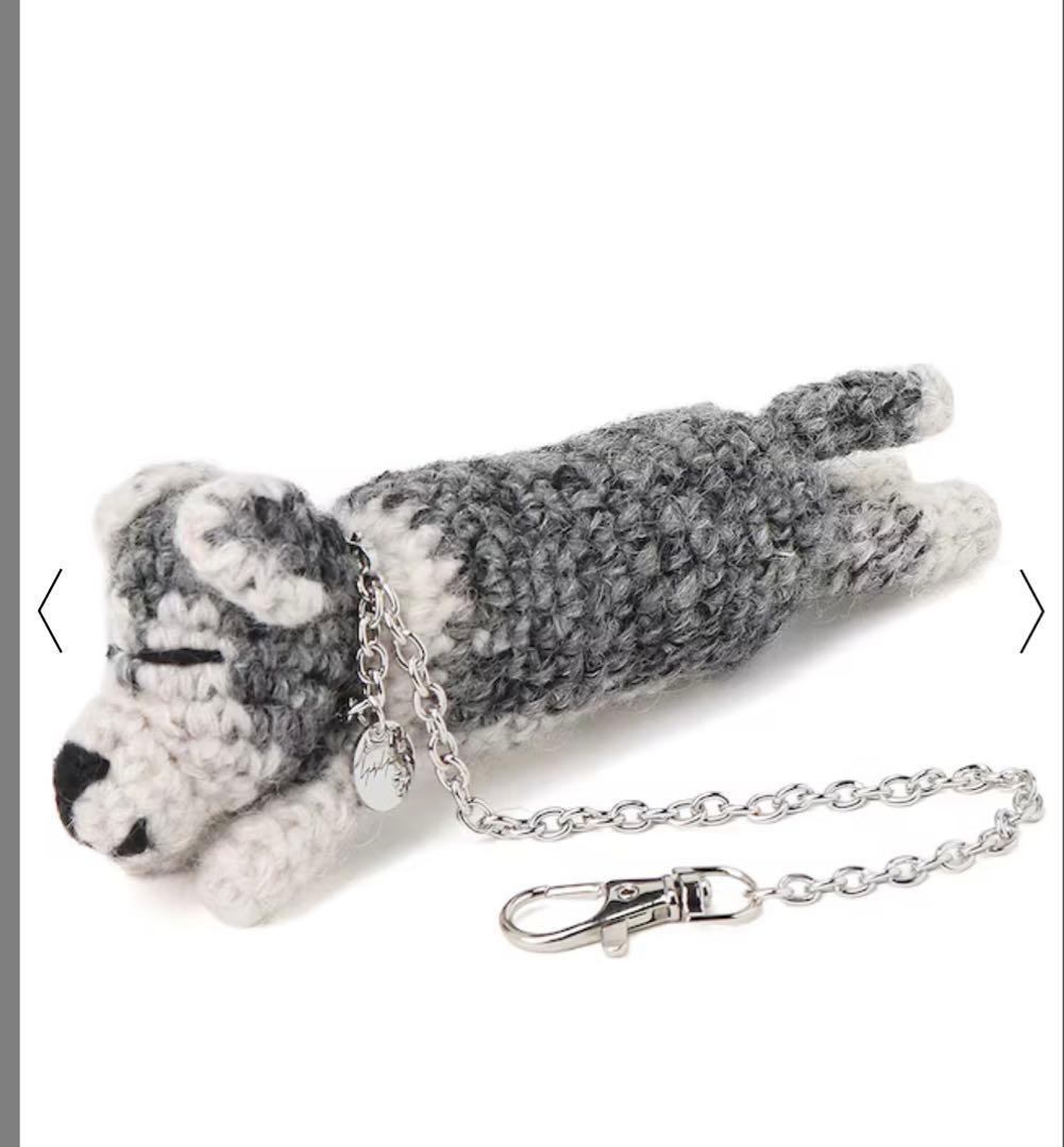 アクセサリー COMBINATION KNIT KEY CHARM WITH CHAIN