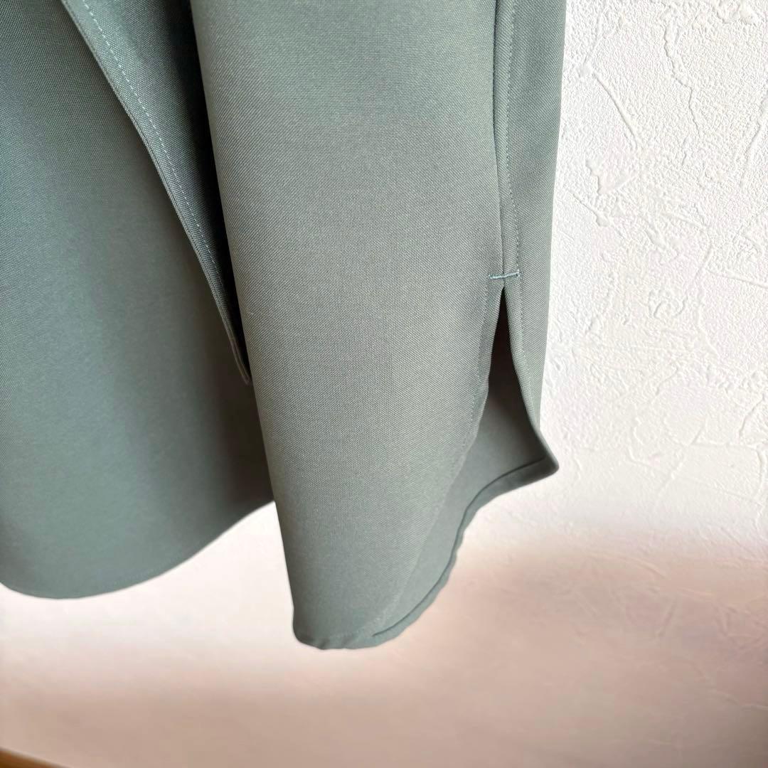 美品✨ SOEJU ソフトオックスシャツワンピース S カーキ 現行品