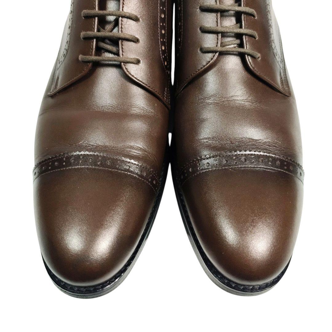 アシックス ランウォーク 革靴 ダークブラウン 27.0cm 未使用級 ビジネス