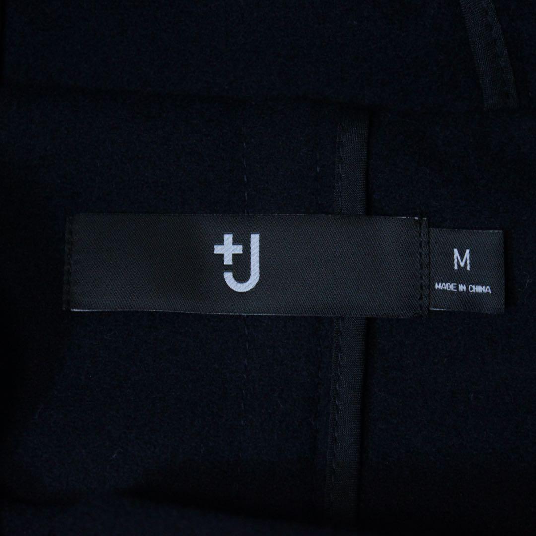 新品 ユニクロ +J ウールオーバーサイズダッフルコート ネイビー ジルサンダー