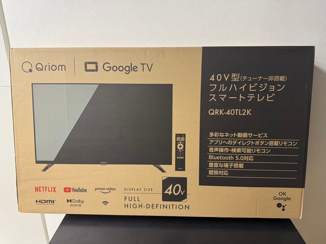 40V型 フルハイビジョン スマートテレビ