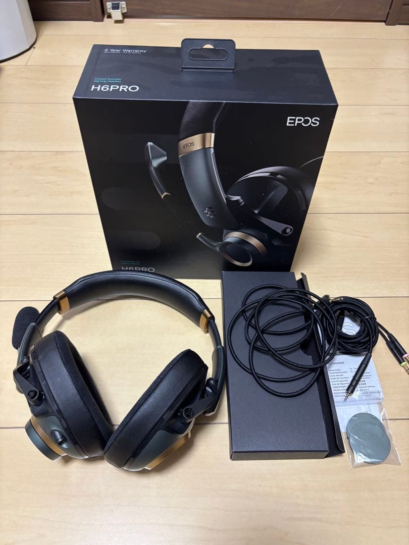 EPOS H6PRO ゲーミングヘッドセット　ウィンドスクリーン付き