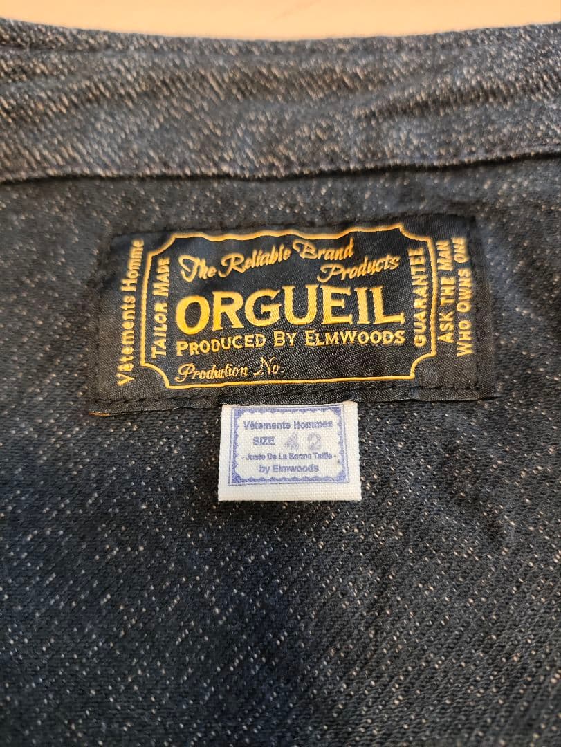 オルゲイユ　orgueil　スリーピース　セットアップ