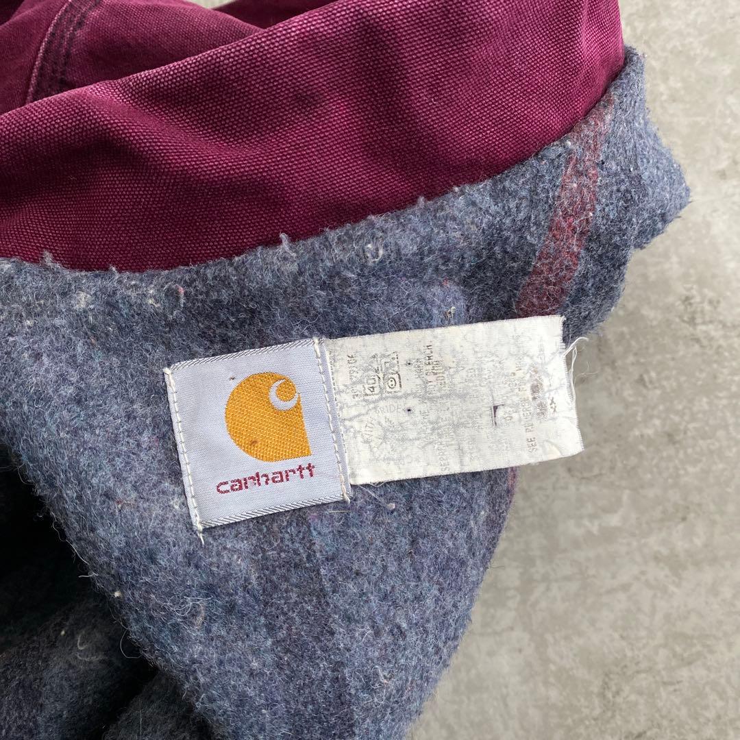 レアカラー 90s カーハート トラッカー ジャケット USA製 XXL ルビー