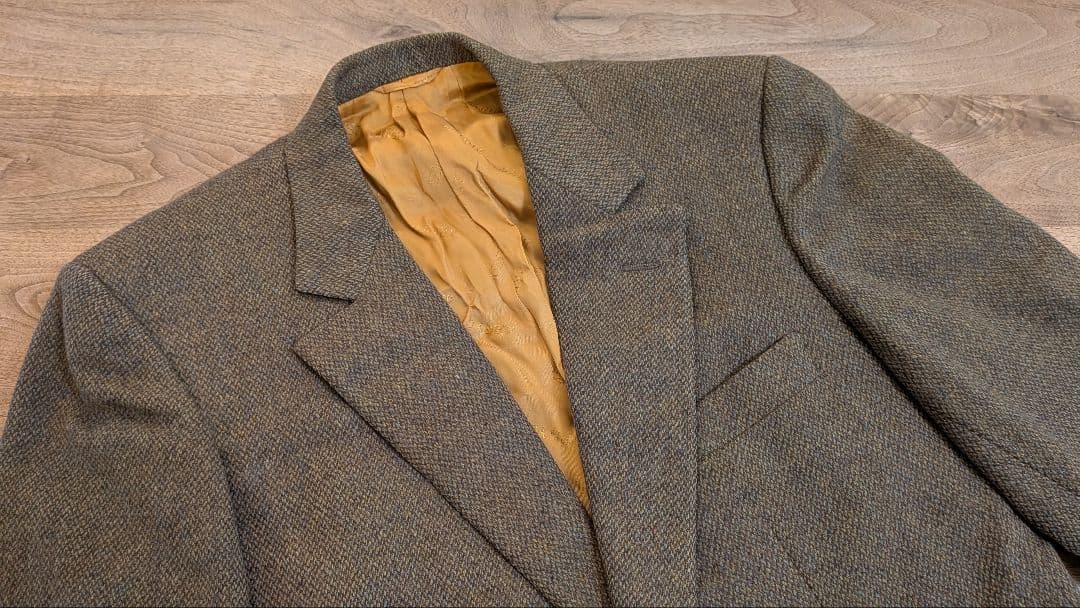 【美品】ARNYS ウール×カシミヤテーラードジャケット ツイード
