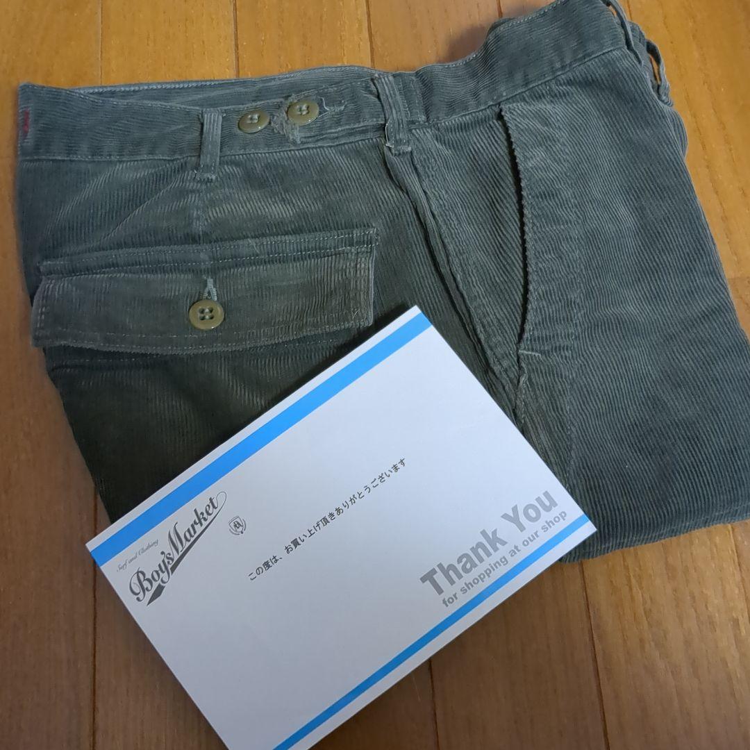 ふーたろうボーイズマーケット別注コーデュロィ素材ベーカーパンツ/31サイズ