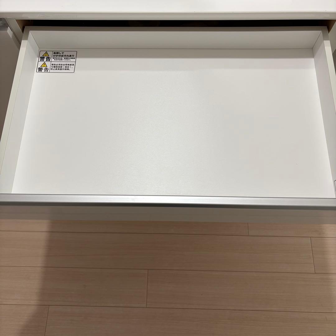 【期限あり】ニトリ食器棚 レジューム 150AG-S WH/150QH-R WH