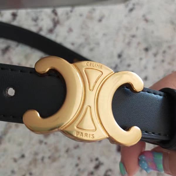セリーヌ ベルト CELINE ブラック 75