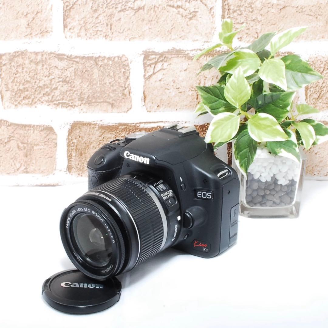 手ぶれ補正付き❤️Canon Kiss X3❤️初めての方にも❤️標準レンズセット❤️