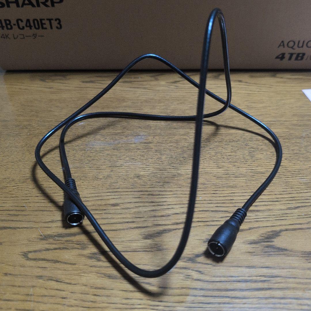 SHARP AQUOS 4Kレコーダー 4B-C40ET3　箱付き