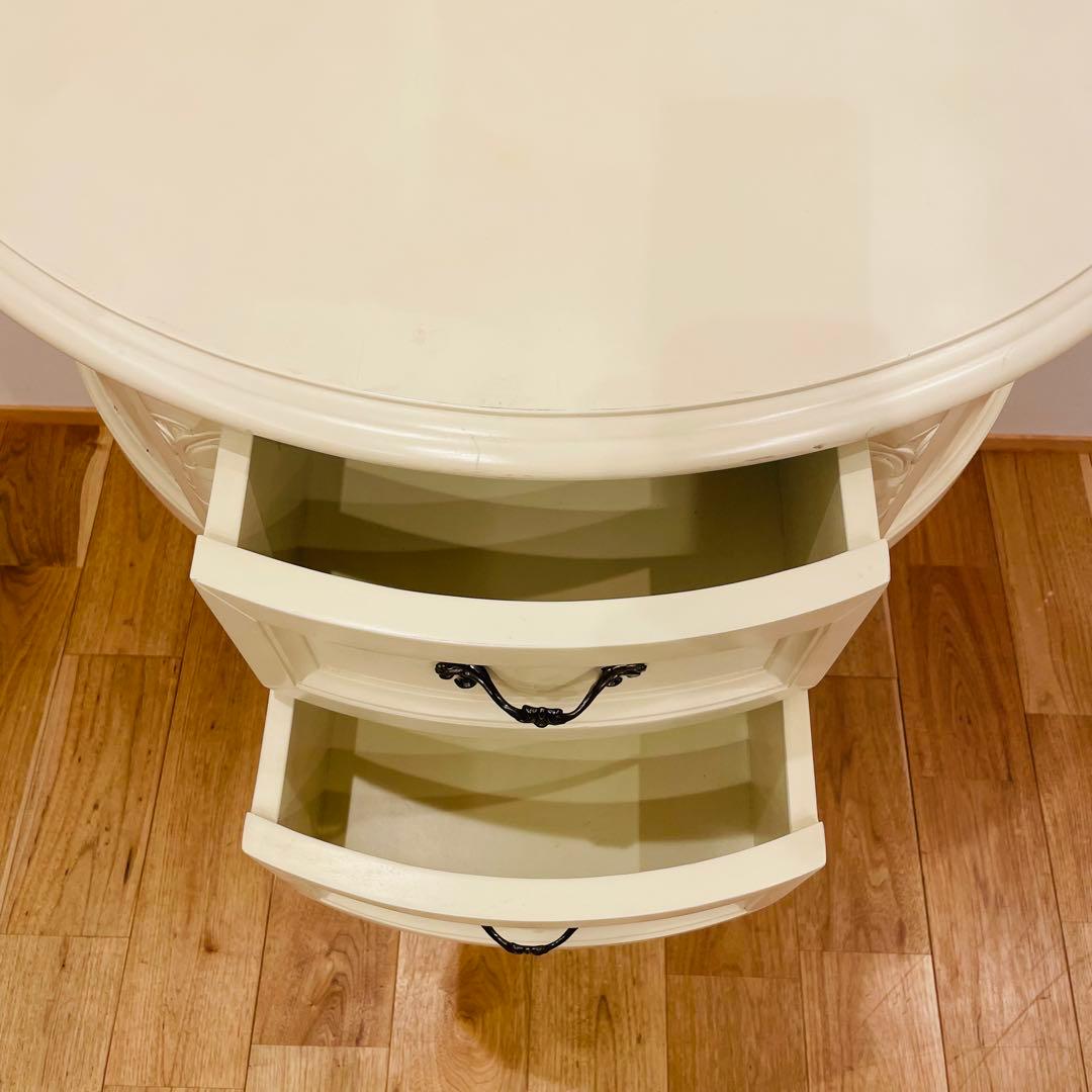 希少 ハーフ ムーン チェスト 半円 クラシカル 収納 タンス 家具