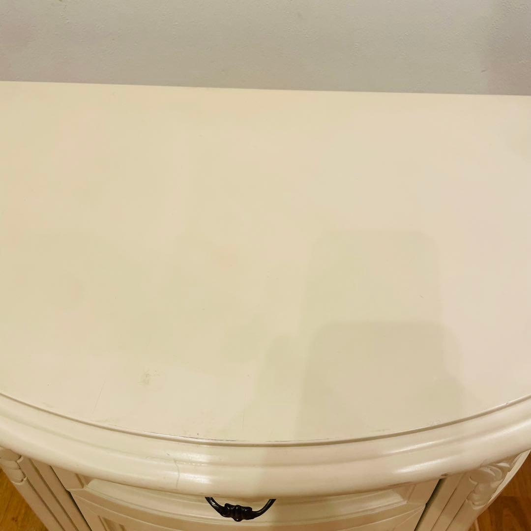 希少 ハーフ ムーン チェスト 半円 クラシカル 収納 タンス 家具