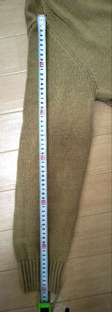 [のりすけ]5Gスタンドカラーコットンニットブルゾン