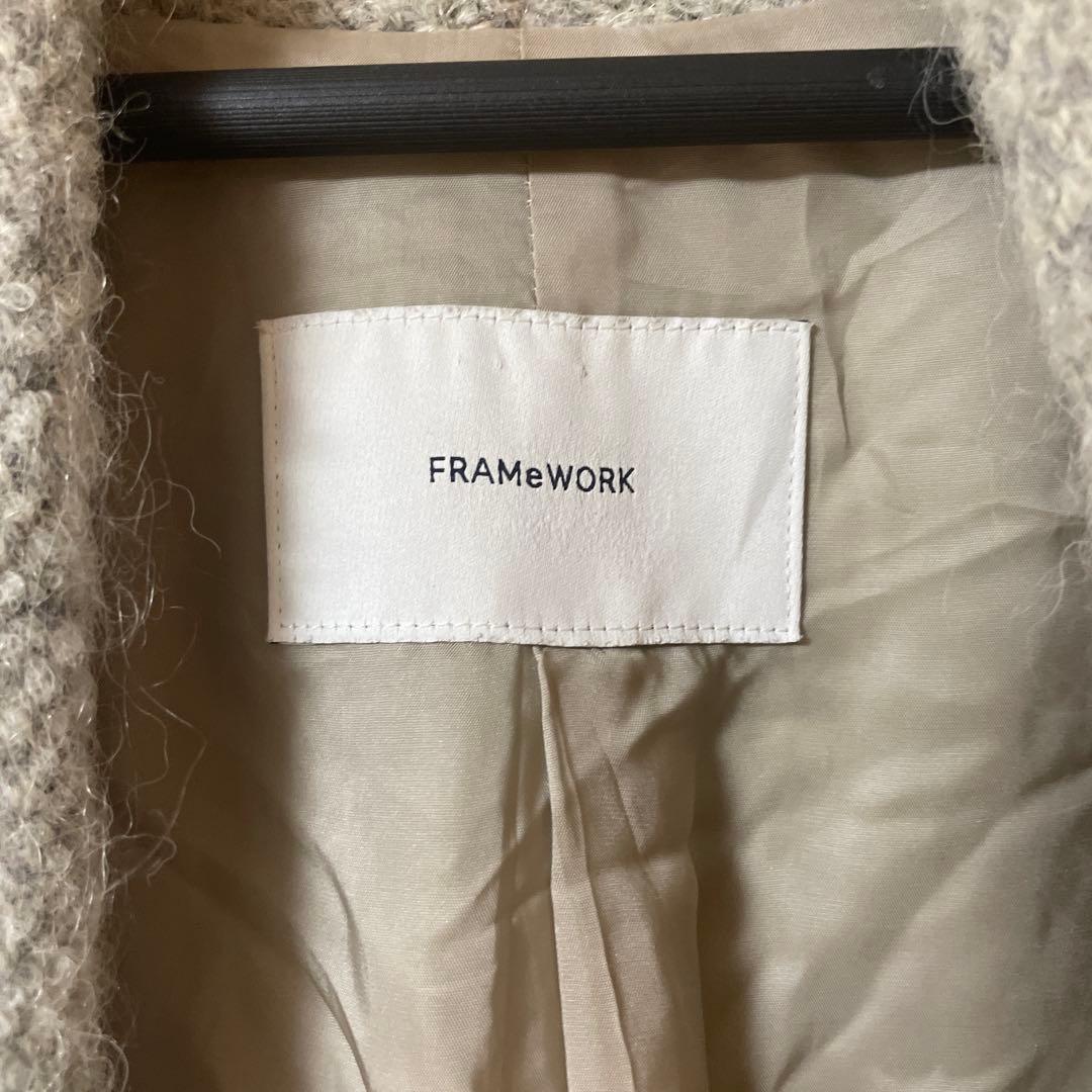 FRAMeWORK フレームワークTICTACロービングツイルローブコート