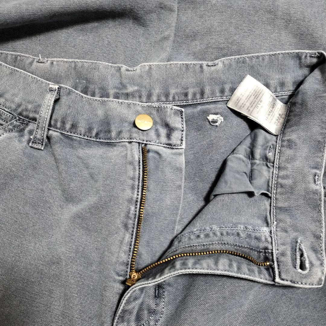 カーハート ダック セットアップ カバーオール ジャケット ペインター 青系